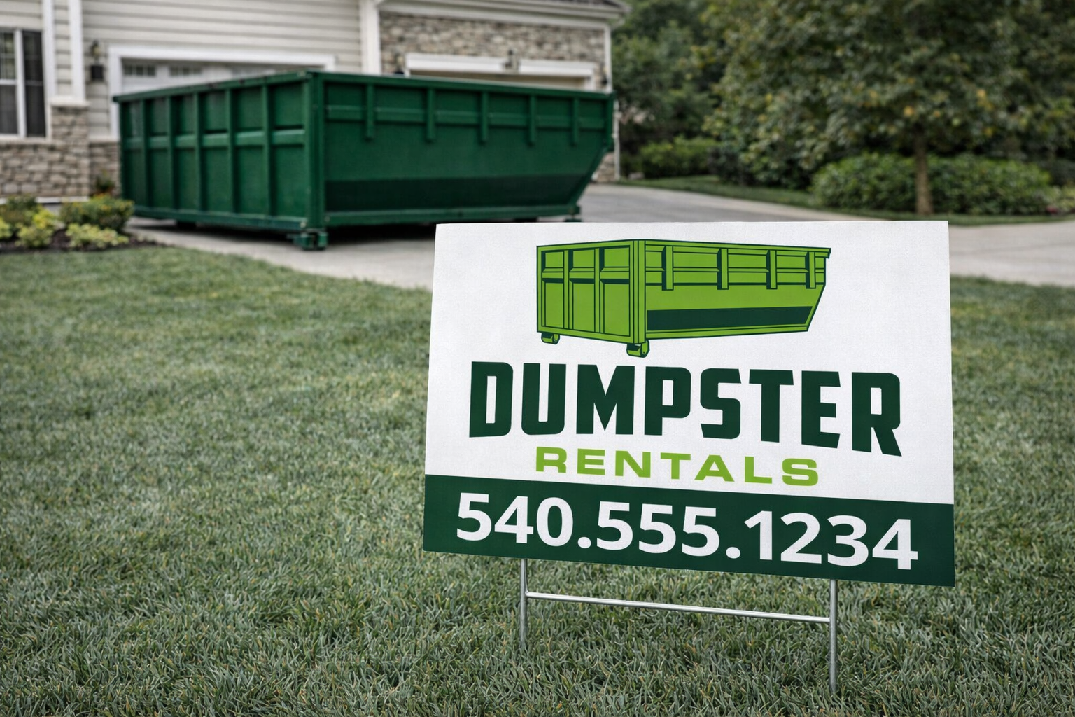 Yard Sign Design Tips for Dumpster and Junk Removal Businesses