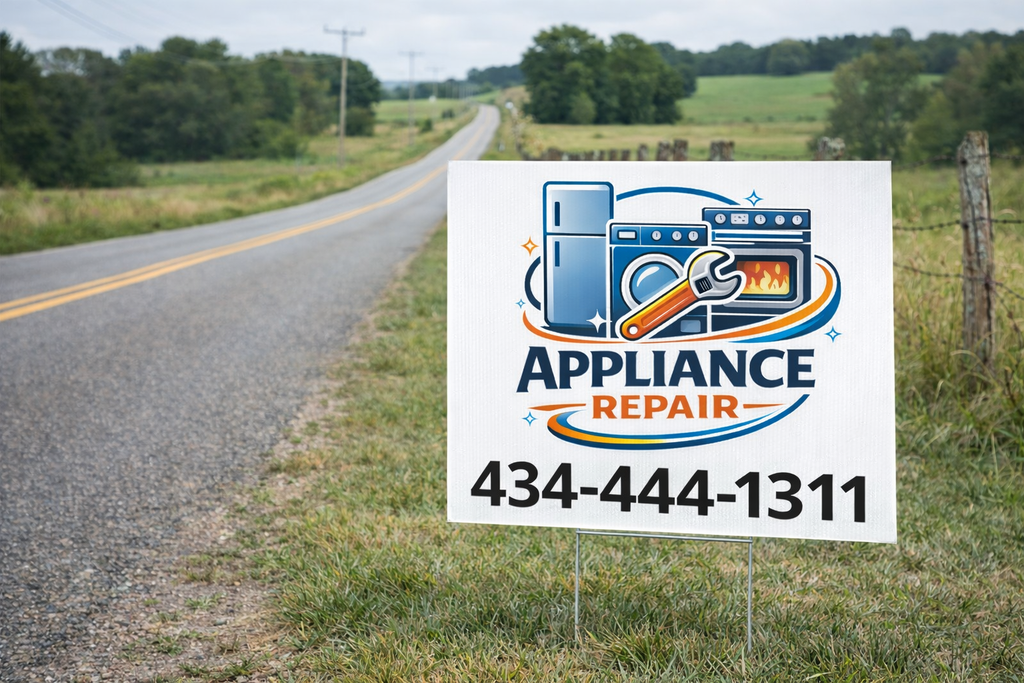 Appliance Repair & Installation Service Yard Signs