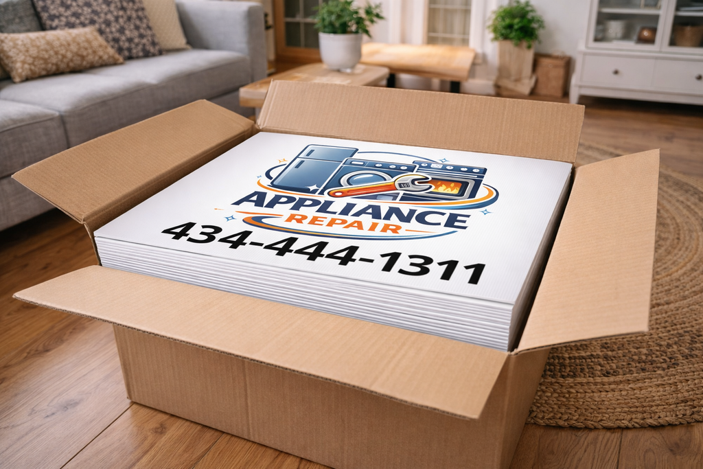 Appliance Repair & Installation Service Yard Signs