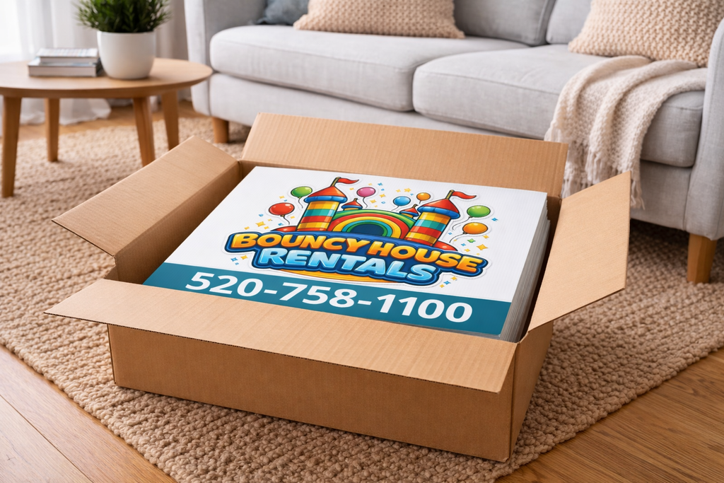 Bouncy House Party Rental Yard Signs