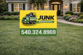 Professional Junk Removal & Dumpster Rental Yard Signs - Get Leads NOW!