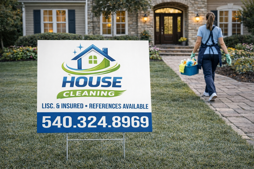 House Maid Service Yard Signs