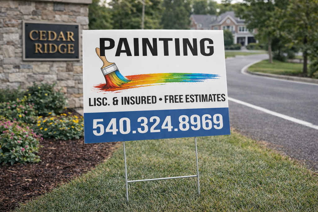 Custom Painting Service Business Yard Signs | Get Leads NOW!