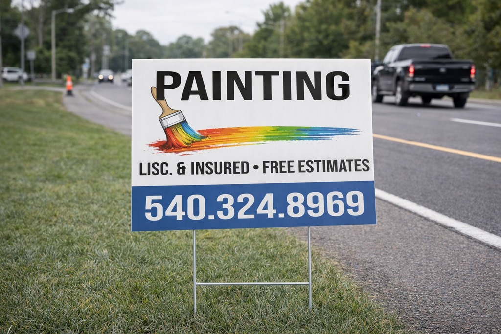 Custom Painting Service Business Yard Signs | Get Leads NOW!