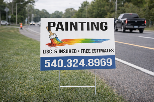 Custom Painting Service Business Yard Signs | Get Leads NOW!