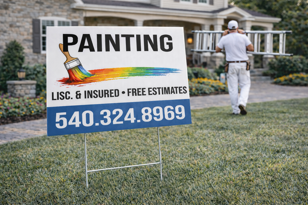 Custom Painting Service Business Yard Signs | Get Leads NOW!