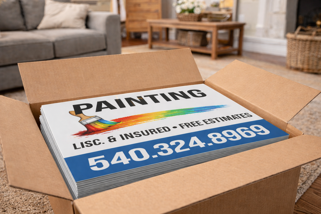 Custom Painting Service Business Yard Signs | Get Leads NOW!