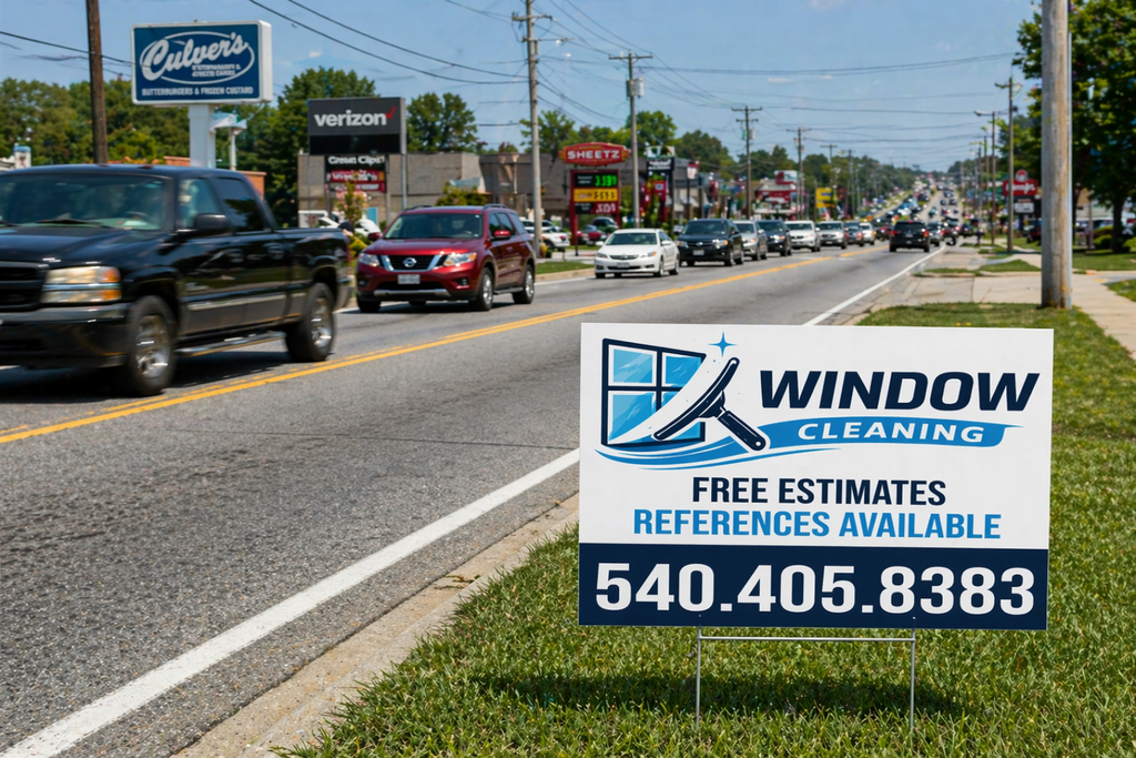 Professional Window Cleaning Washing Yard Signs