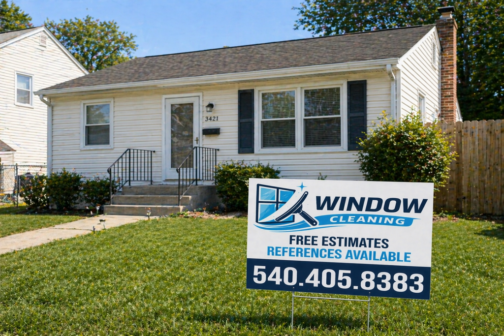 Professional Window Cleaning Washing Yard Signs