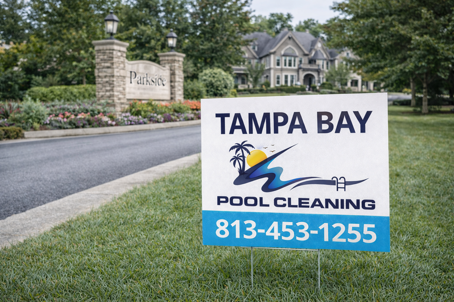 Pool Cleaning and Installation Service Yard Signs