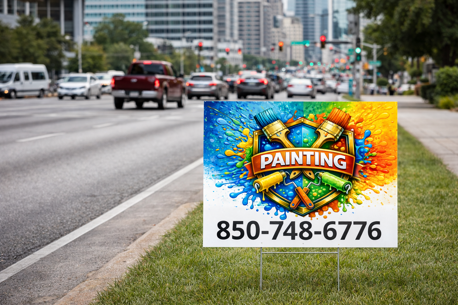 Painting Contractor Yard Signs | High-Visibility & Custom Designs