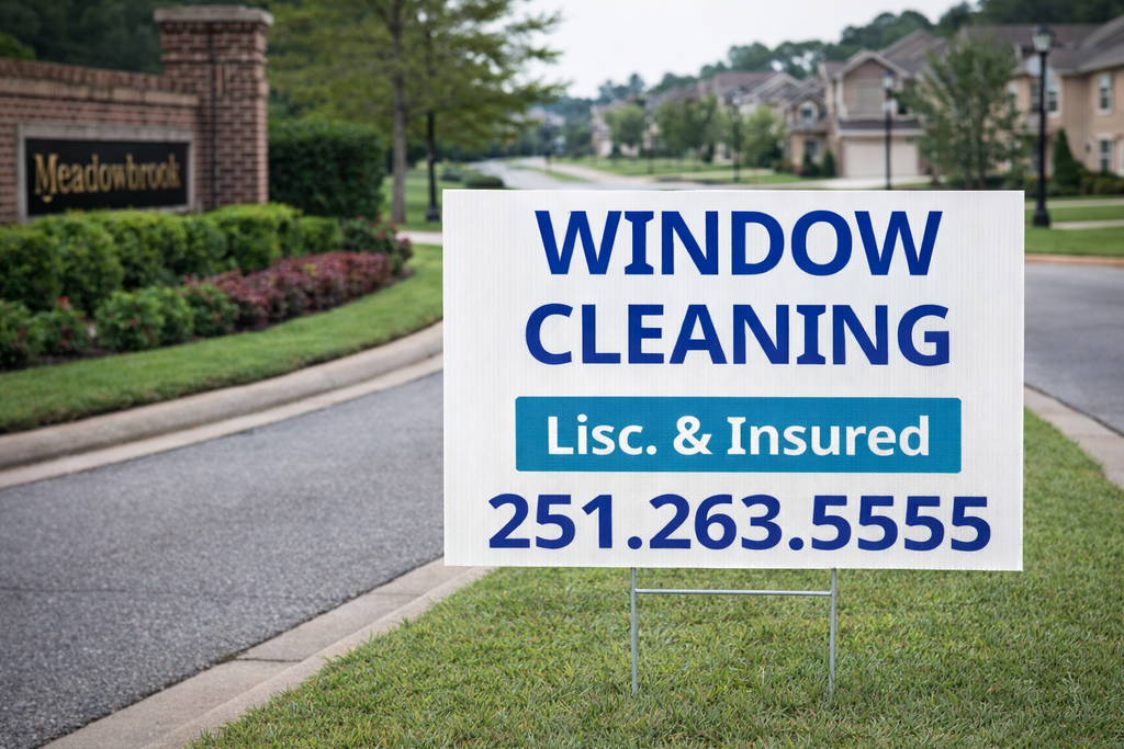 Window Washing Cleaning Yard Signs | Custom Designs Accepted