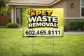 Pet Waste Removal Yard Signs | Professional Pooper Scooper Service Signage
