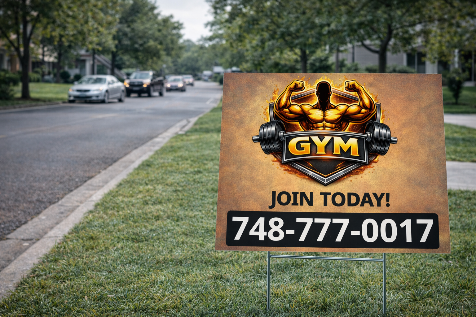 Gym, Personal Trainer & Fitness Center Yard Signs