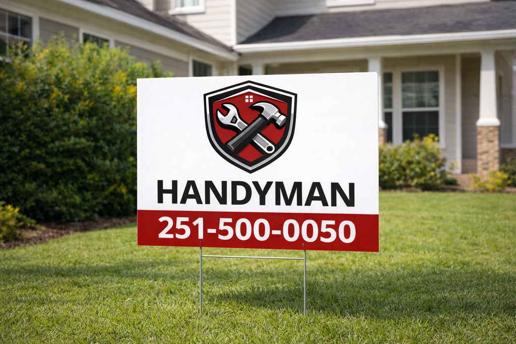 Handyman Service Yard Signs | Multi-Trade Repair & Maintenance Signage