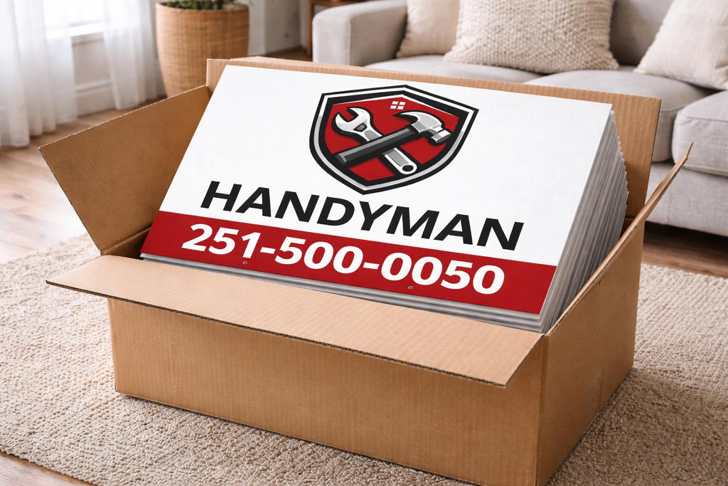 Handyman Service Yard Signs | Multi-Trade Repair & Maintenance Signage