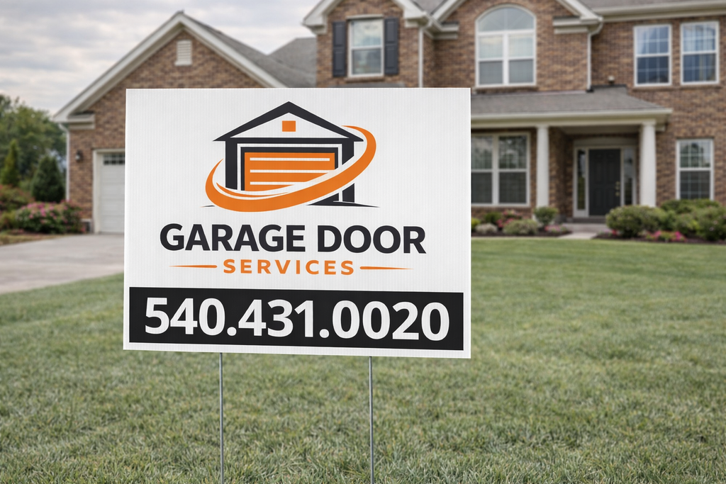 Garage Door Installation & Repair Yard Signs