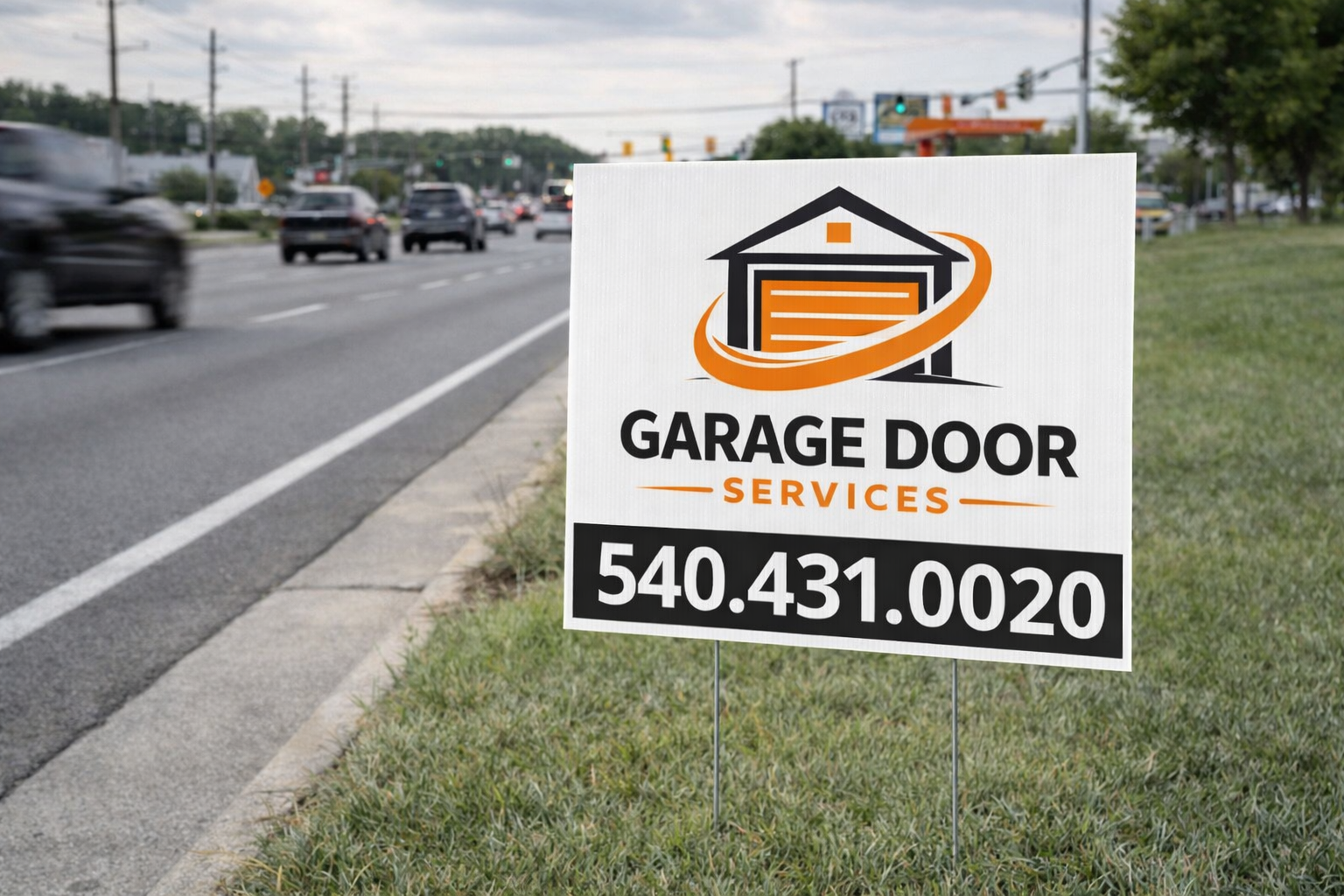 Garage Door Installation & Repair Yard Signs