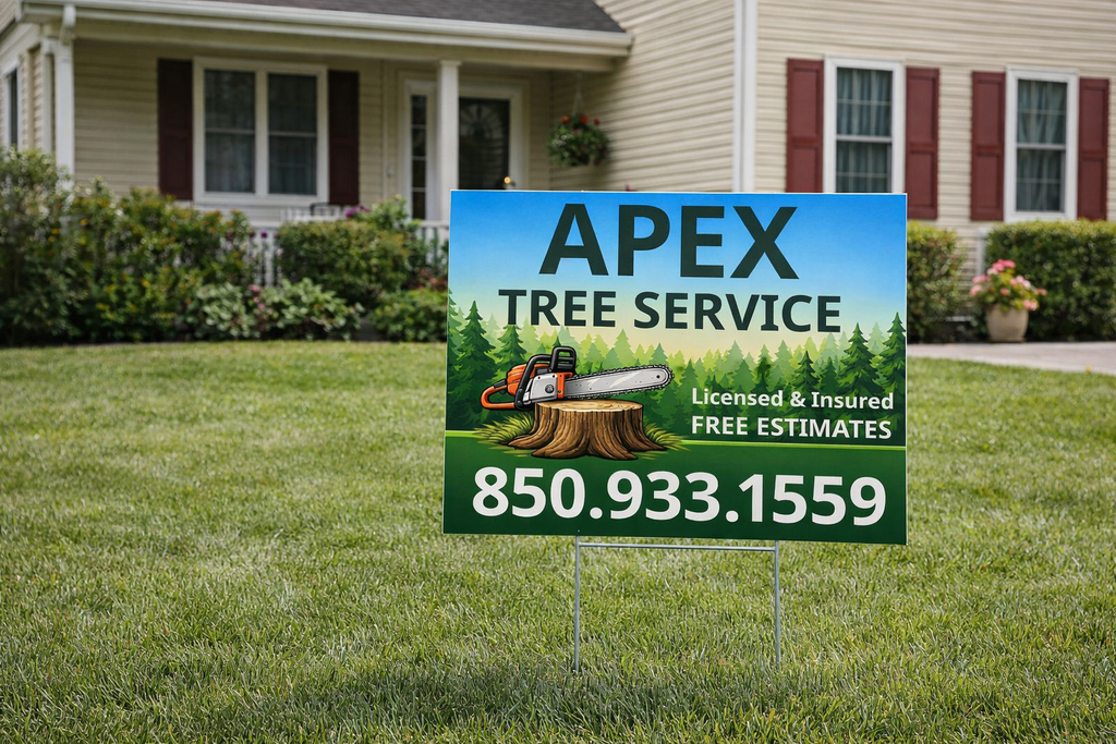Tree Removal & Pruning Service Business Yard Signs