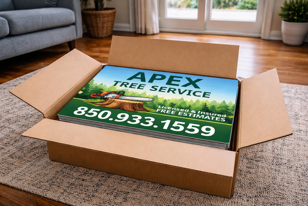 Tree Removal & Pruning Service Business Yard Signs