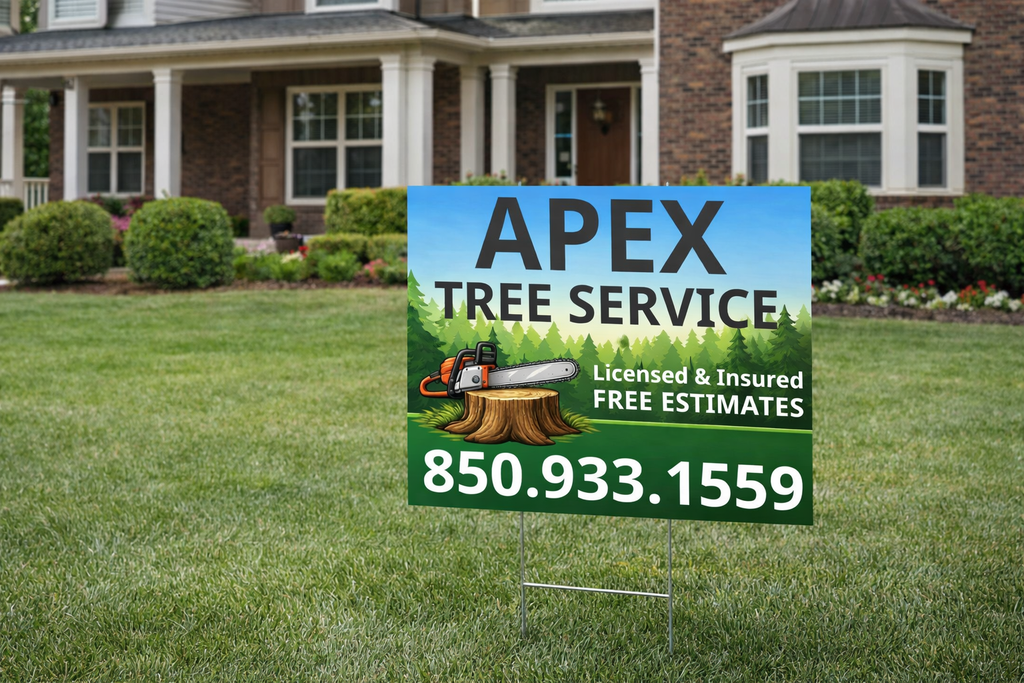 Tree Removal & Pruning Service Business Yard Signs