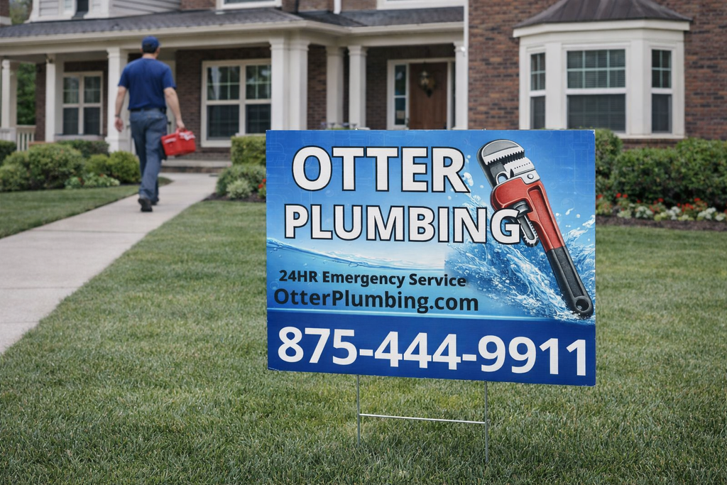 Plumbing Service Business Yard Signs