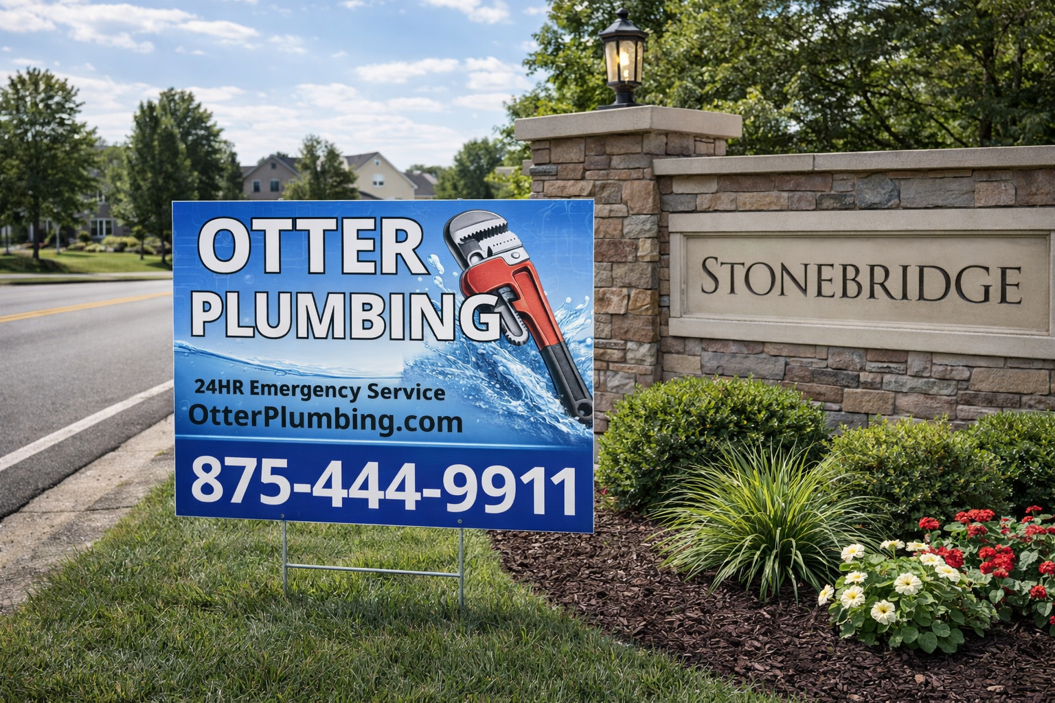 Plumbing Service Business Yard Signs