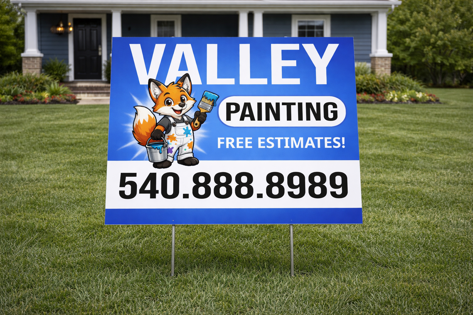 Paint yard signs 