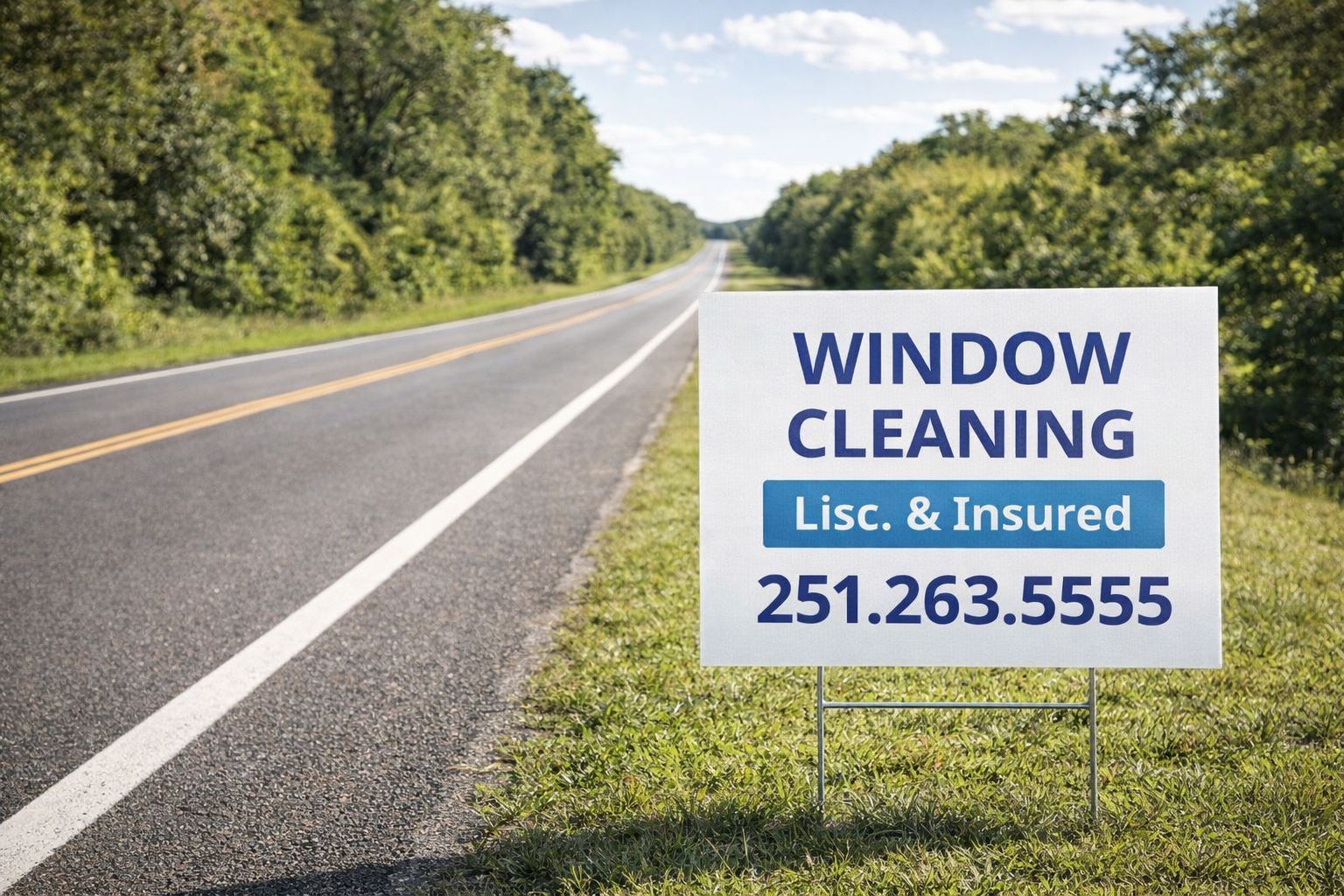 Window Washing Cleaning Yard Signs | Custom Designs Accepted