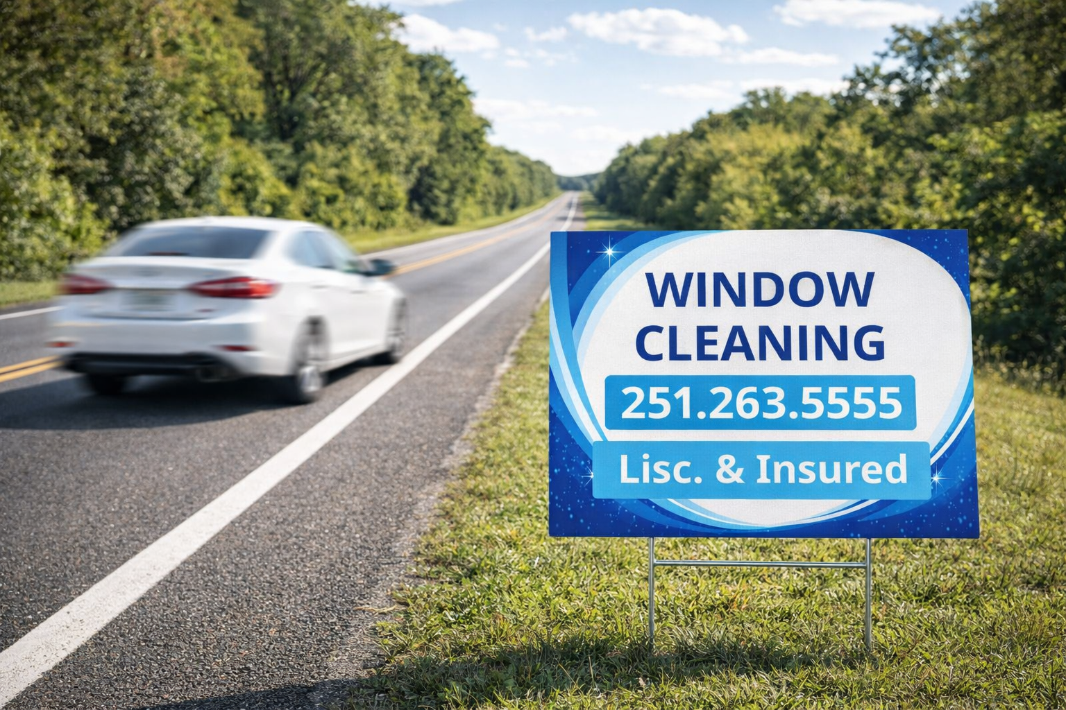 Professional Window Washing and Cleaning Yard Signs