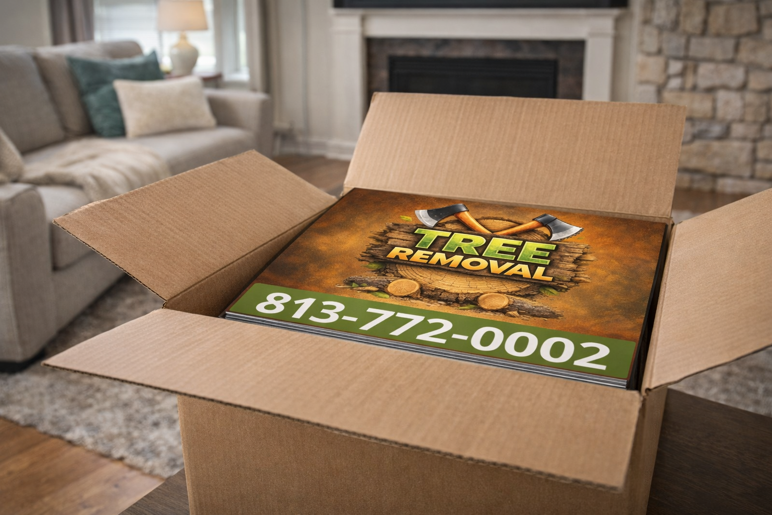 Tree Cutting & Removal Service Business Yard Signs