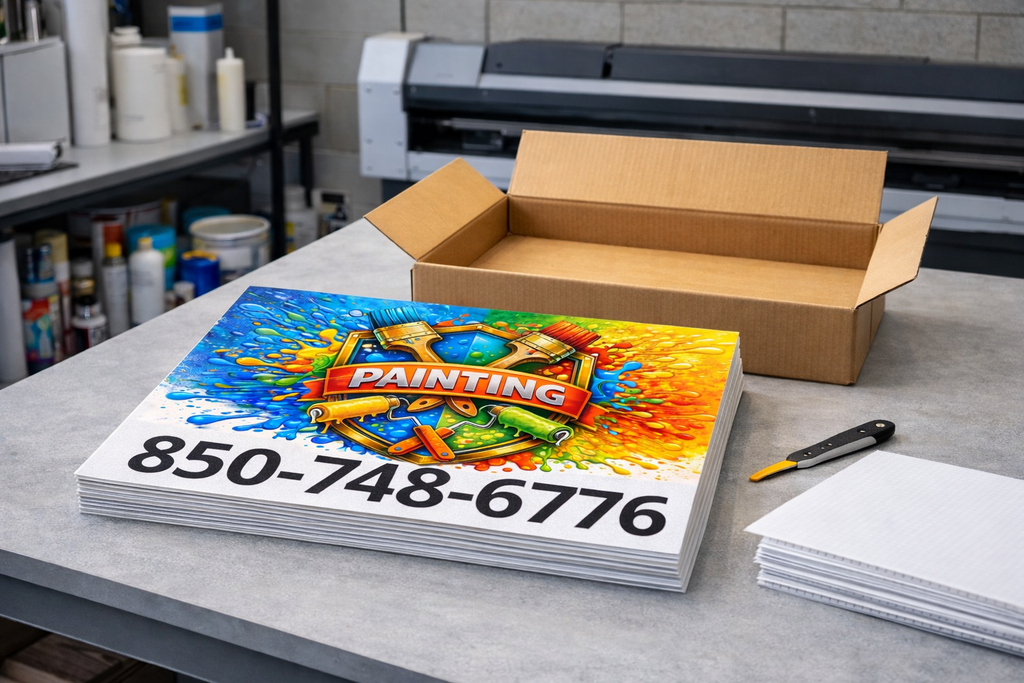 Painting Contractor Yard Signs | High-Visibility & Custom Designs