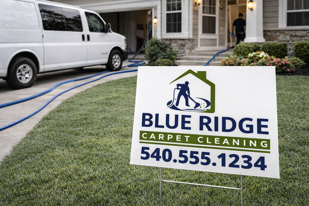 Carpet Steam Cleaning Business Yard Signs