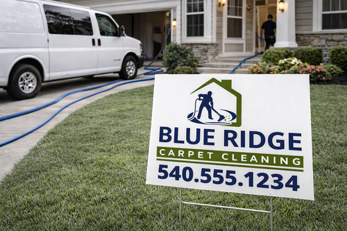 Carpet Steam Cleaning Business Yard Signs
