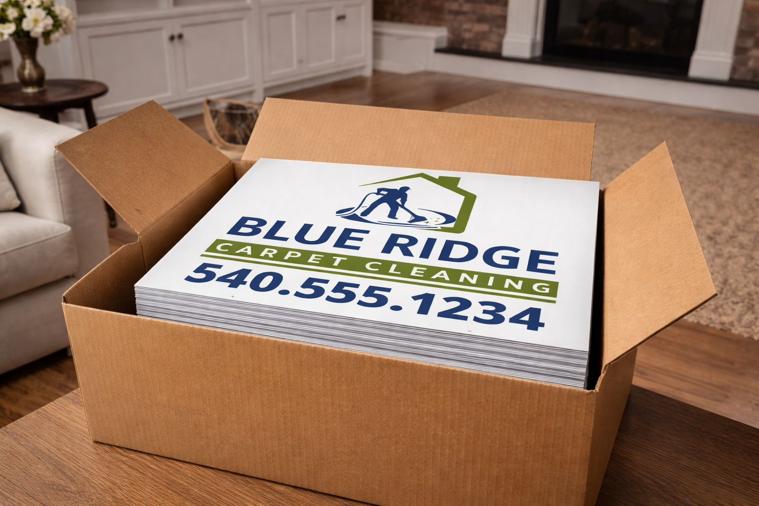 Carpet Steam Cleaning Business Yard Signs