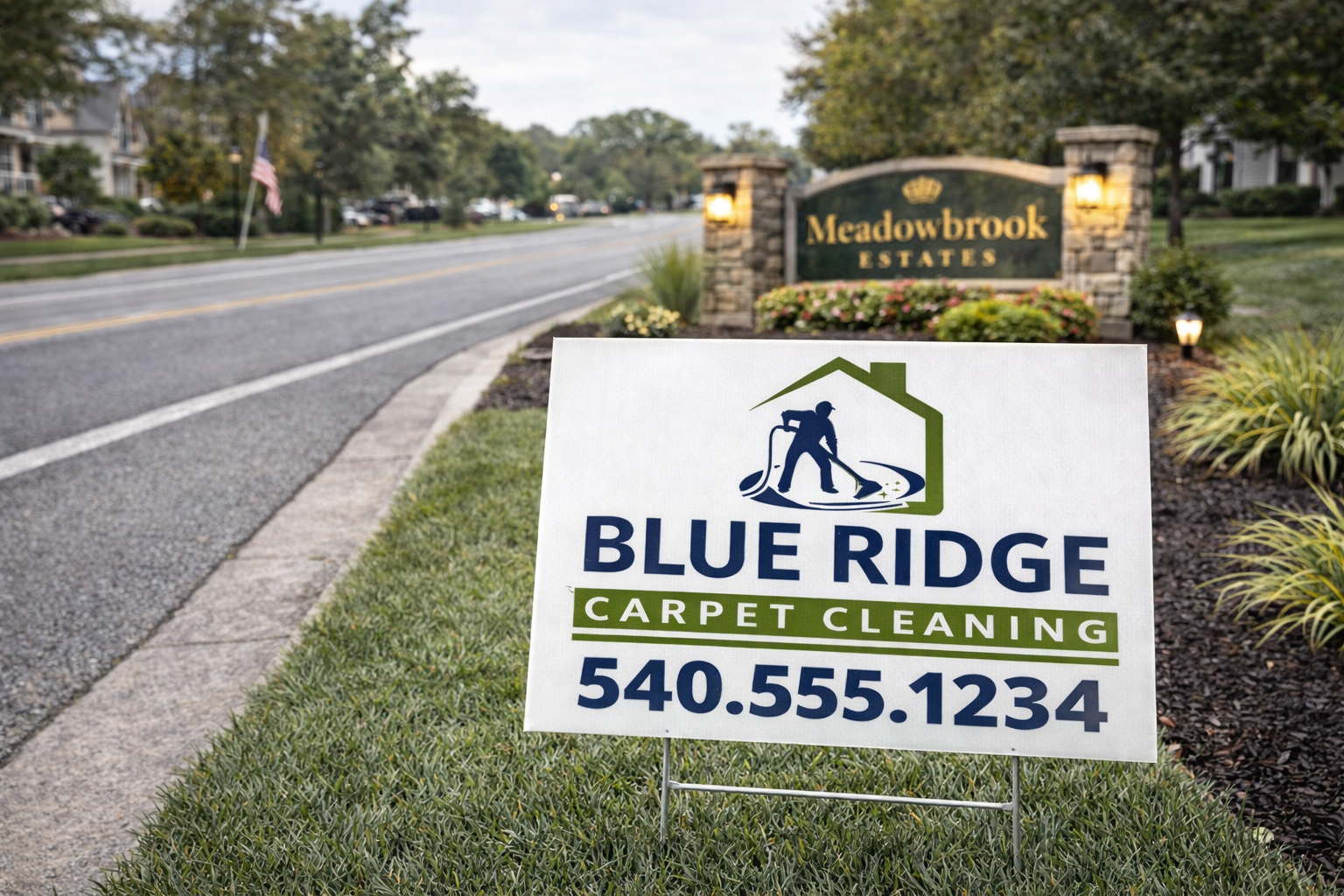 Carpet Steam Cleaning Business Yard Signs