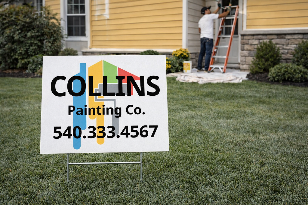 Painting Contractor Business Yard Signs | High-Visibility & Custom Designs