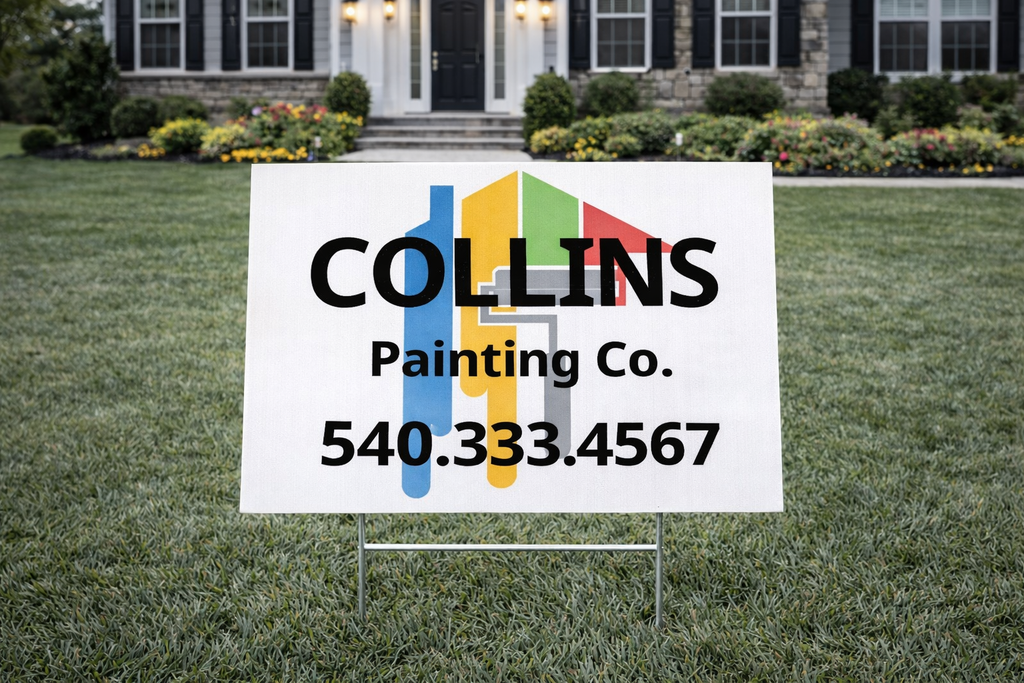 Painting Contractor Business Yard Signs | High-Visibility & Custom Designs