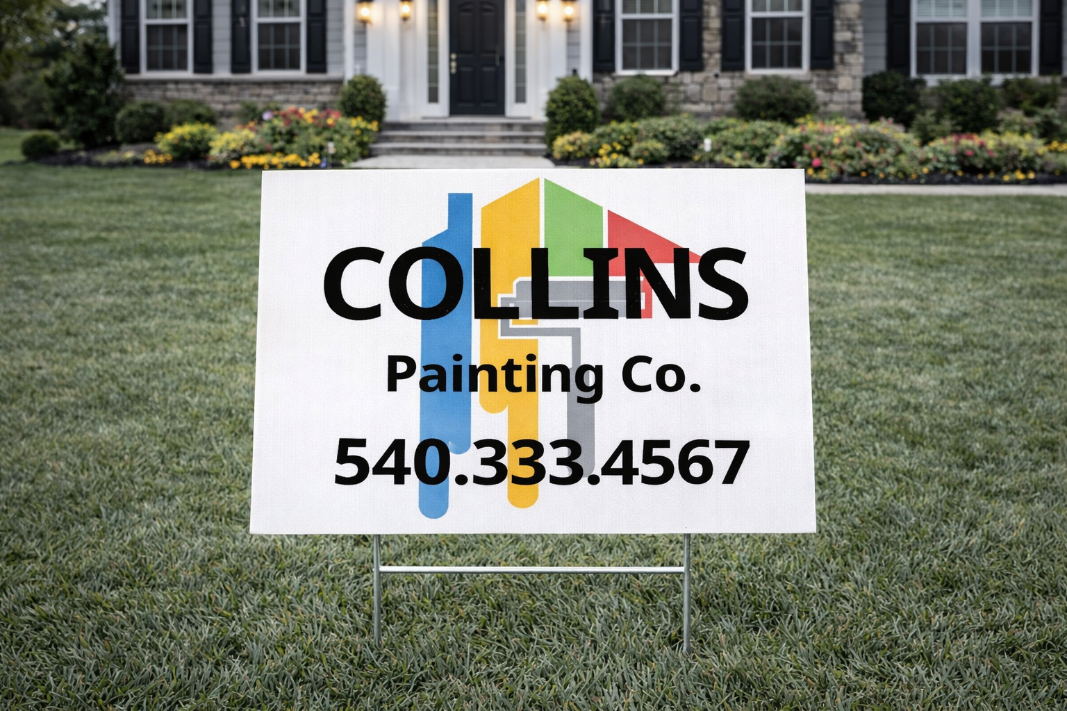 Painting Contractor Business Yard Signs | High-Visibility & Custom Designs