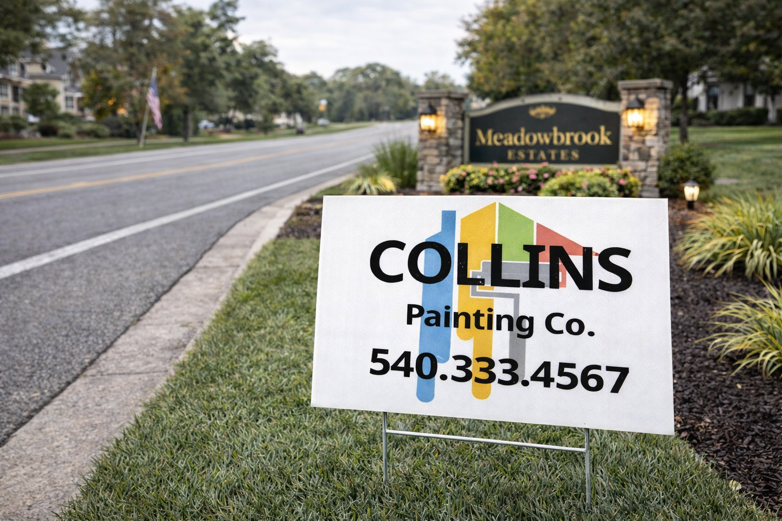 Painting Contractor Business Yard Signs | High-Visibility & Custom Designs
