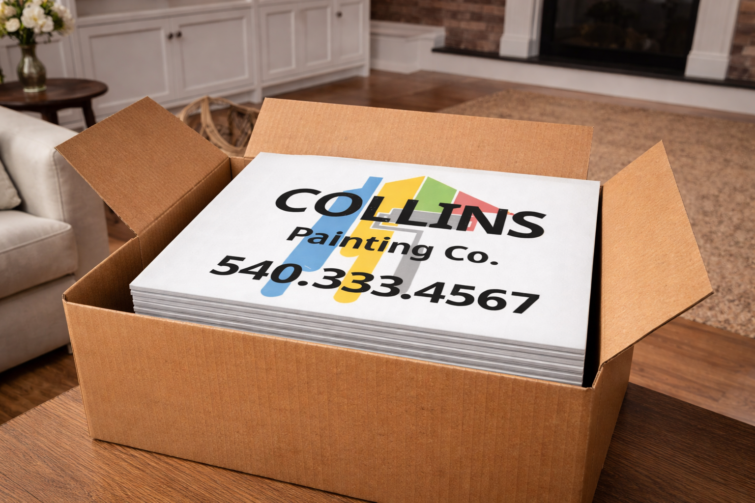 Painting Contractor Business Yard Signs | High-Visibility & Custom Designs