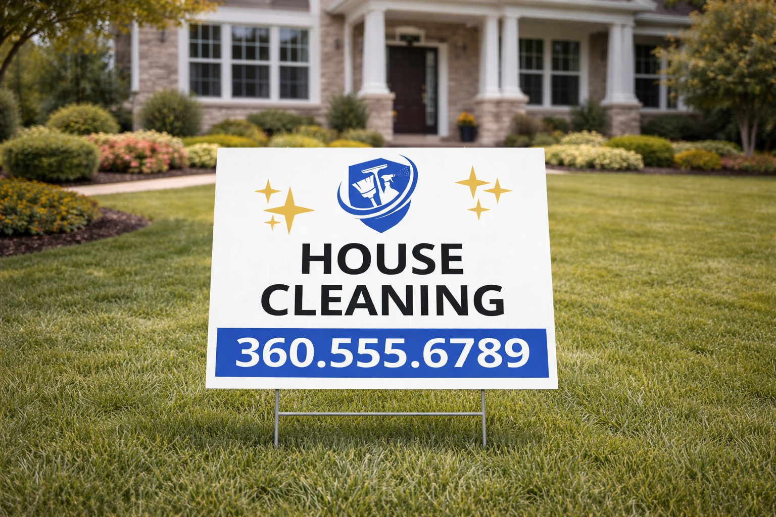 House Cleaning Maid Service Business Yard Signs