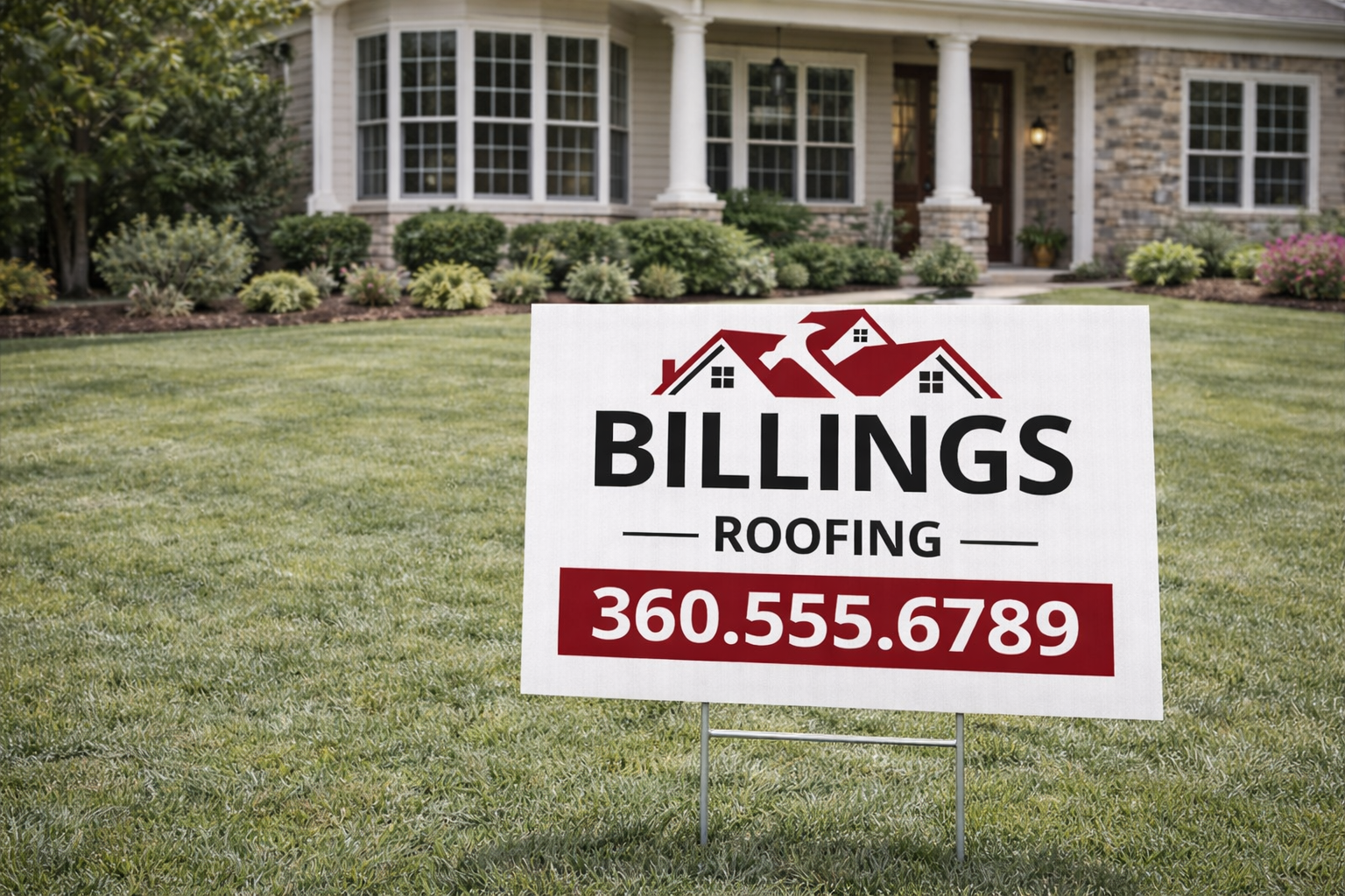 Roofing Contractor Yard Signs | Roof Repair