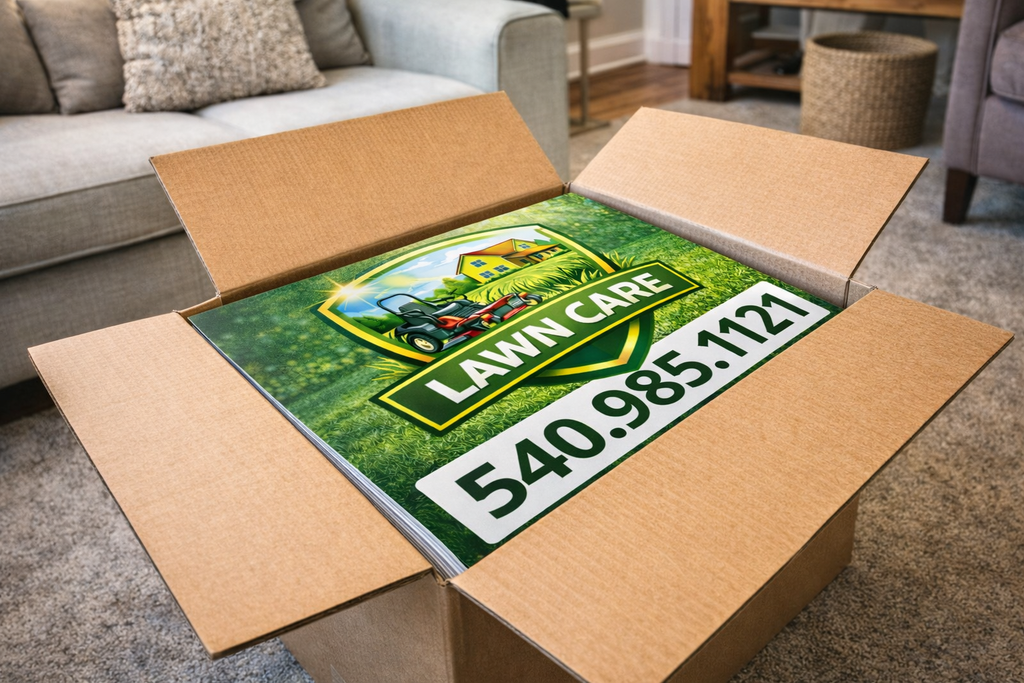 Lawn Care & Mowing Yard Signs