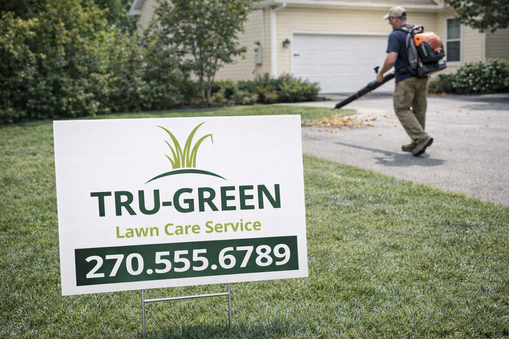 Lawn Care & Mowing Business Yard Signs