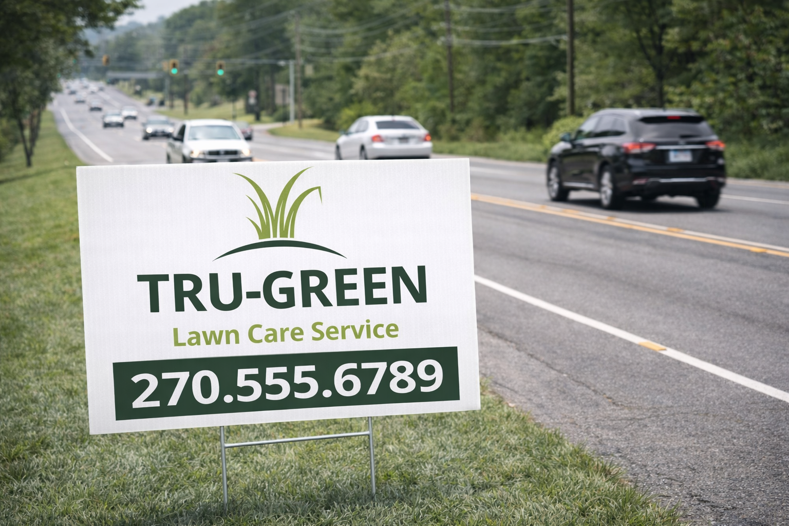 Lawn Care & Mowing Business Yard Signs