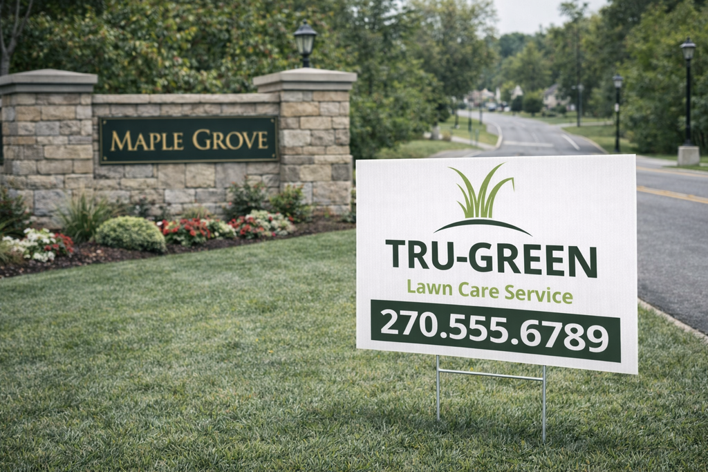 Lawn Care & Mowing Business Yard Signs