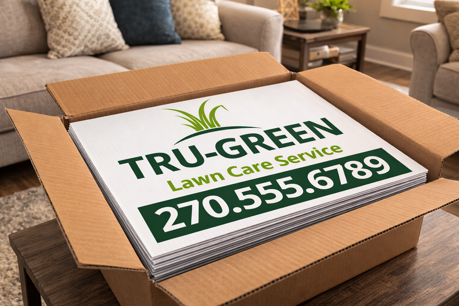 Lawn Care & Mowing Business Yard Signs