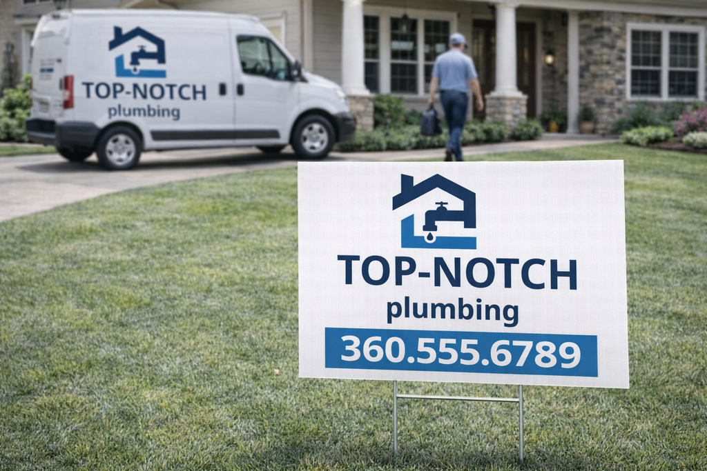 Plumbing Business Yard Signs
