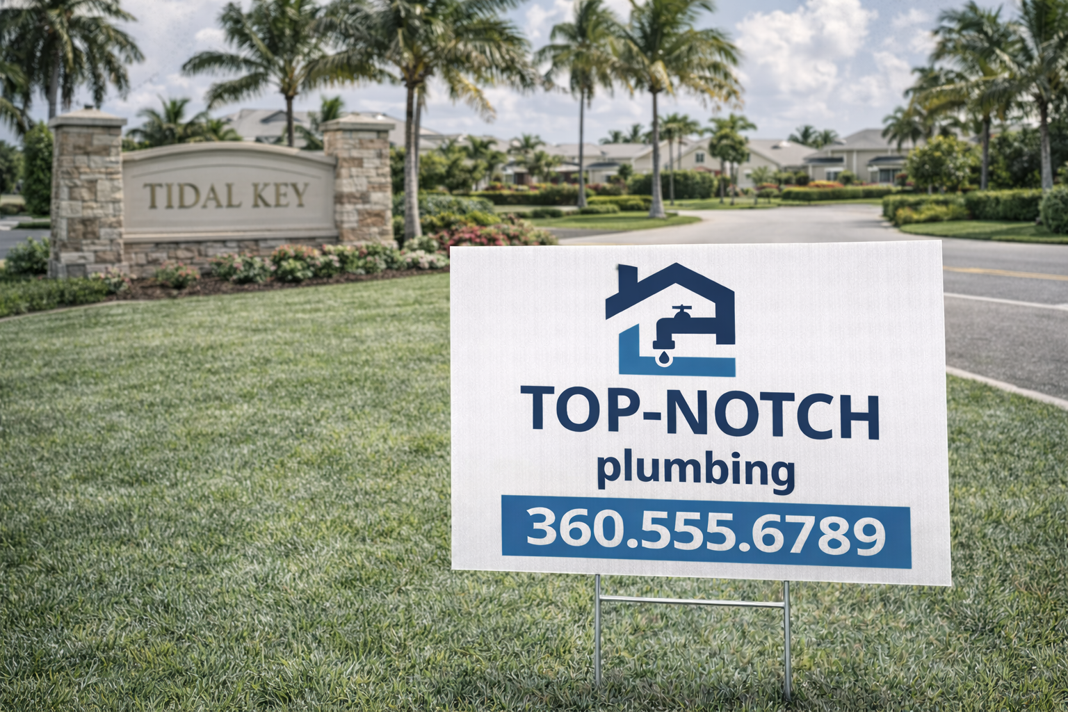 Plumbing Business Yard Signs